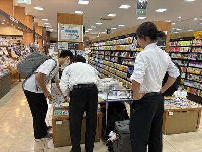 コーナー設置の様子